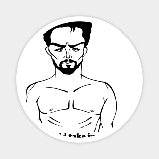 STEVE REEVES FAN ART Magnet